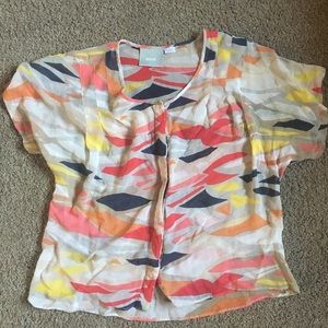 Anthropologie Maeve Sheer Blouse Size S